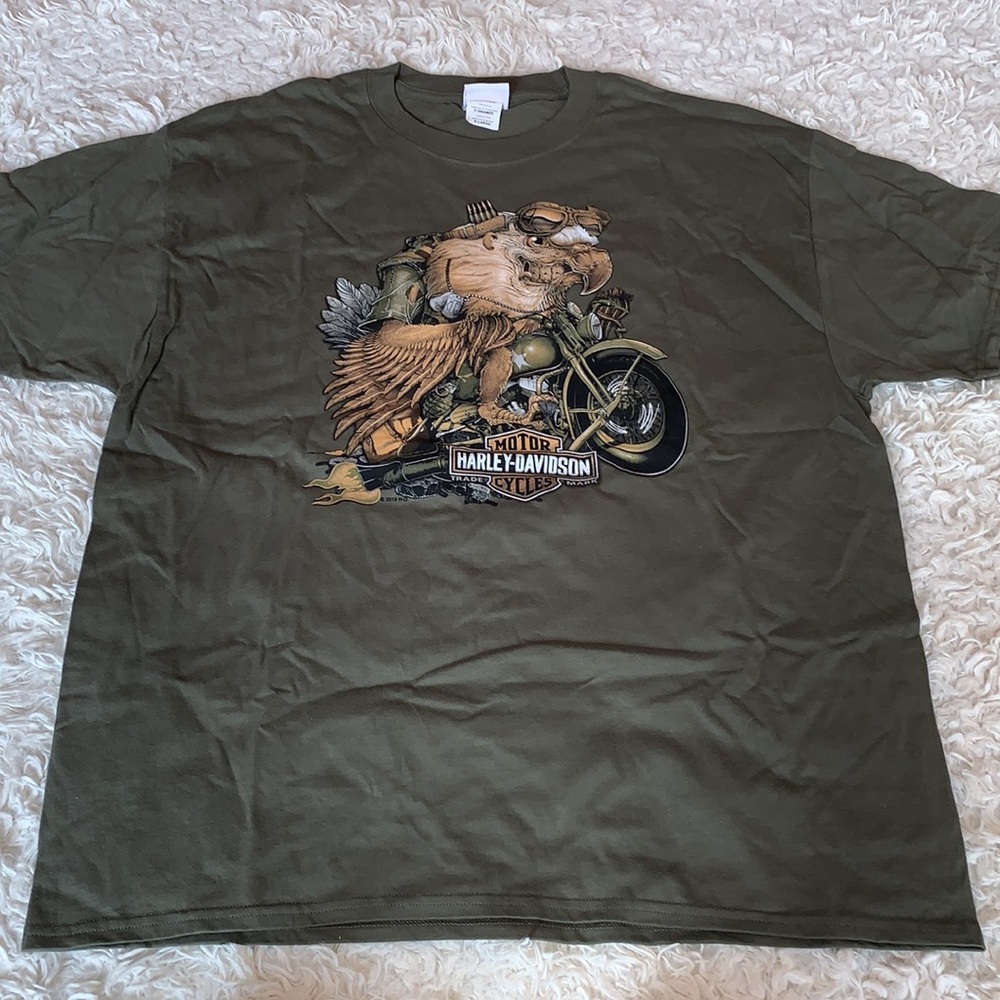 🔥NWOT Harley Davidson Motorcycles War Eagle T-Shirt🔥